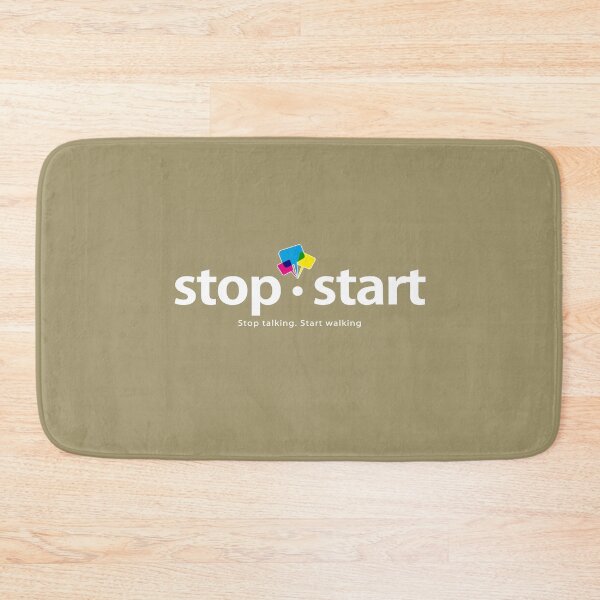 Item preview, Stop talking. Start walking  designed and sold by Vanich-Panich.