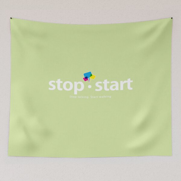 Item preview, Stop talking. Start walking  designed and sold by Vanich-Panich.