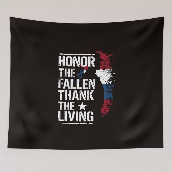 Item preview, Honor The Fallen Thank The Living Veteran Memorial Day 1 designed and sold by MAKOPOKOShop.
