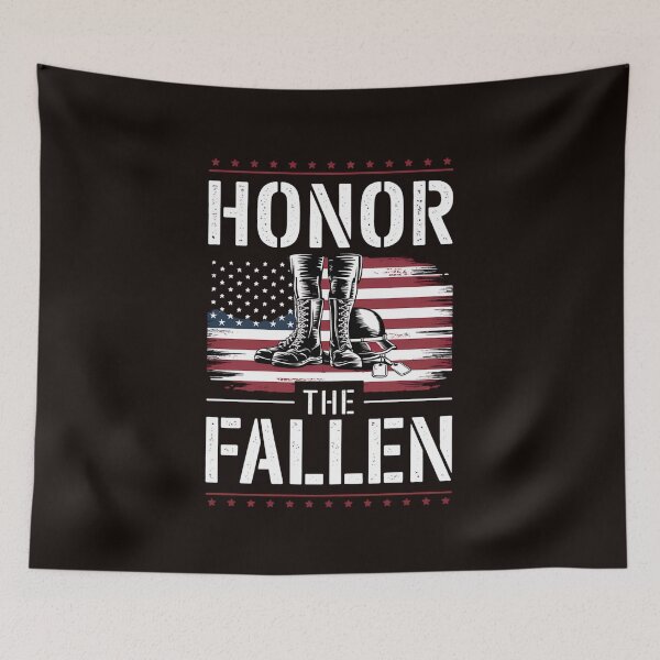 Item preview, Honor The Fallen Veteran Military Combat Memorial Day designed and sold by MAKOPOKOShop.