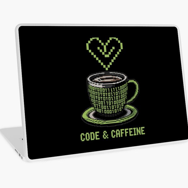 Item preview, Code & Caffeine Design - Retro Tech Gift designed and sold by PrintF-Coffee.