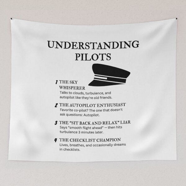 Item preview, Understanding Pilots – Funny Aviation Humor for Flight Pros designed and sold by PsyFlow35.