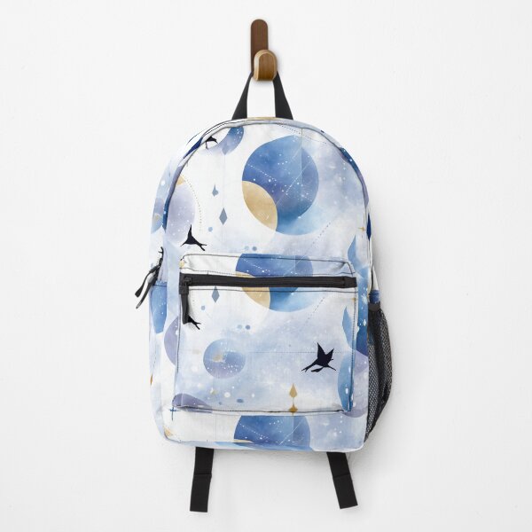 Item preview, Ethereal Celestial Flight with Gold, Blue, and Nebula Tones designed and sold by Moisky Patterns.
