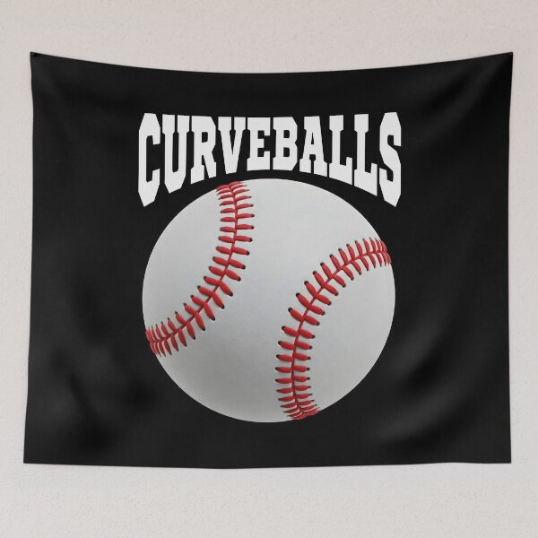 Item preview, CURVEBALLS: LIFE AND PITCHERS THROW THEM - BASEBALL GIFT designed and sold by KEF Custom.