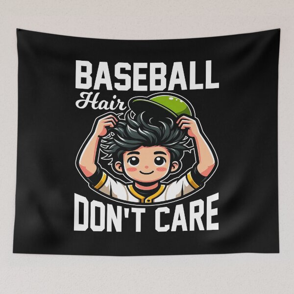 Item preview, BASEBALL HAIR, DON'T CARE - BASEBALL GIFT designed and sold by KEF Custom.