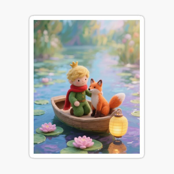 Item preview, Little Prince x Monet's Lilypond designed and sold by Curiosity Theory.