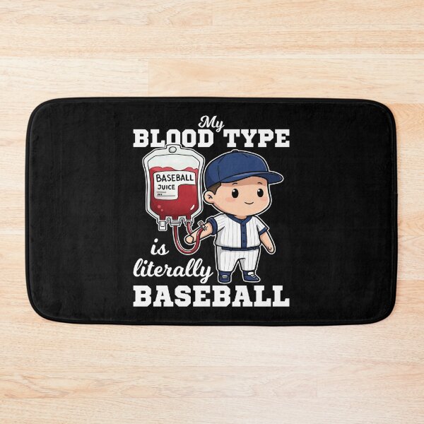 Item preview, MY BLOOD TYPE IS BASEBALL - BASEBALL GIFT designed and sold by KEF Custom.