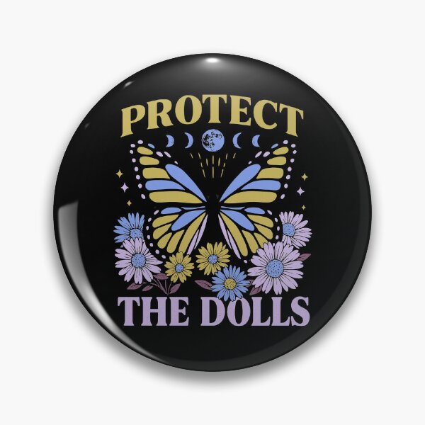 Item preview, PROTECT THE DOLLS - BUTTERFLY AND GROOVY FLOWERS designed and sold by justyna-s28.