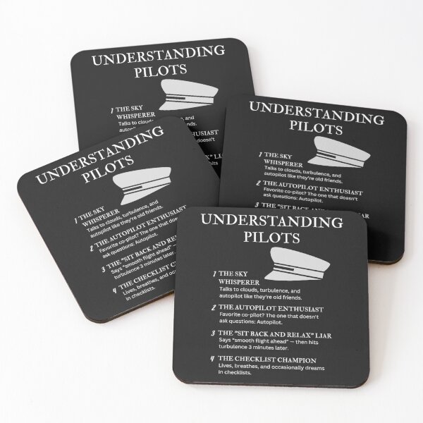 Item preview, Black – Understanding Pilots – Funny Aviation Humor for Flight Pros designed and sold by PsyFlow35.