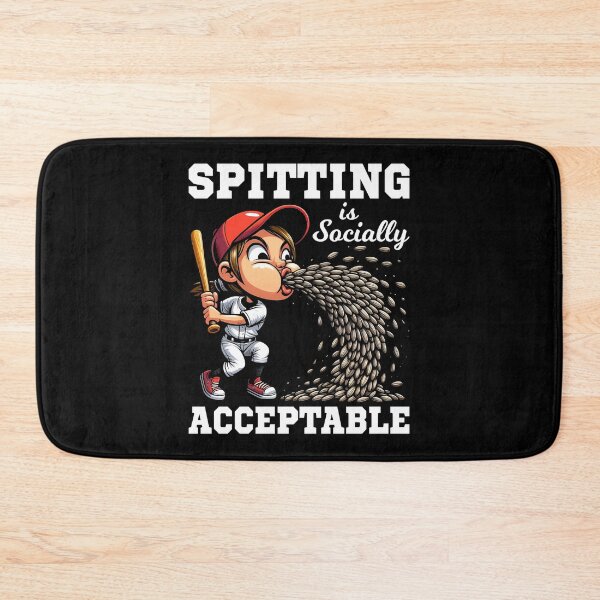 Item preview, BASEBALL: WHERE SPITTING IS SOCIALLY ACCEPTABLE - BASEBALL GIFT designed and sold by KEF Custom.