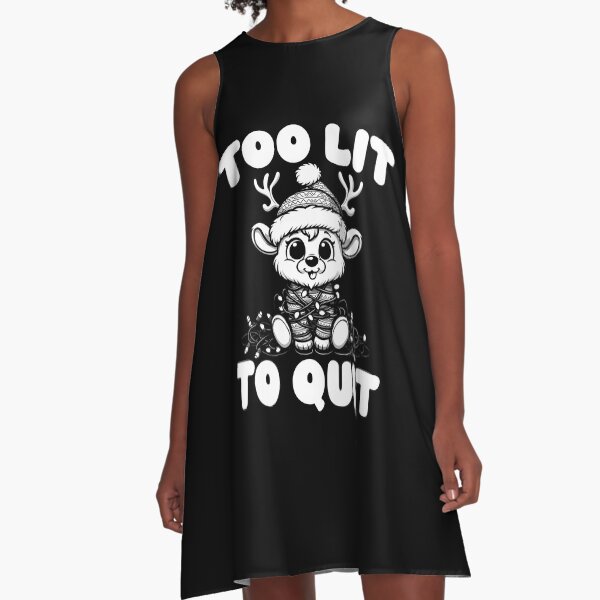 Item preview, TOO LIT TO QUIT - CHRISTMAS GIFT designed and sold by KEF Custom.