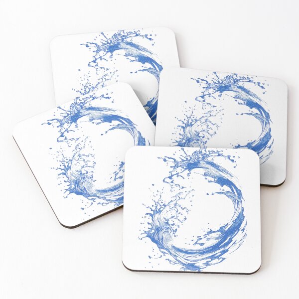Item preview, Blue Waves Dancing in Circular Harmony designed and sold by RobotKiller128.