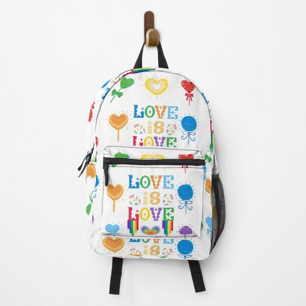 Item preview, Love is Love – Colorful Candy Heart Rainbow designed and sold by ZerotwoStudio.