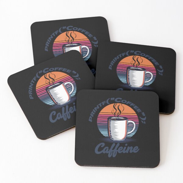Item preview, Copy of Code & Caffeine Design - Retro Tech Gift designed and sold by PrintF-Coffee.