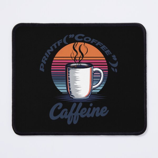 Item preview, Copy of Code & Caffeine Design - Retro Tech Gift designed and sold by PrintF-Coffee.