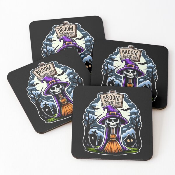 Item preview, BROOM PARKING ONLY - HALLOWEEN GIFT designed and sold by KEF Custom.
