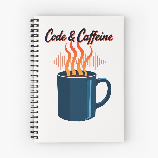 Item preview, Code & Caffeine Design - Modern Tech Gift designed and sold by PrintF-Coffee.