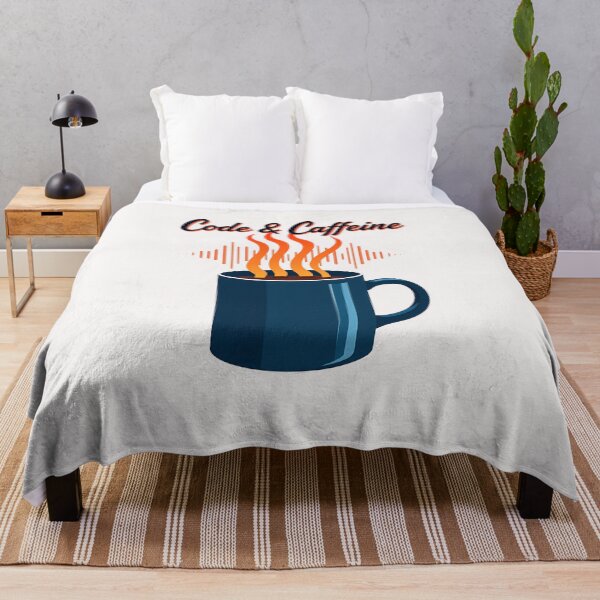 Item preview, Code & Caffeine Design - Modern Tech Gift designed and sold by PrintF-Coffee.