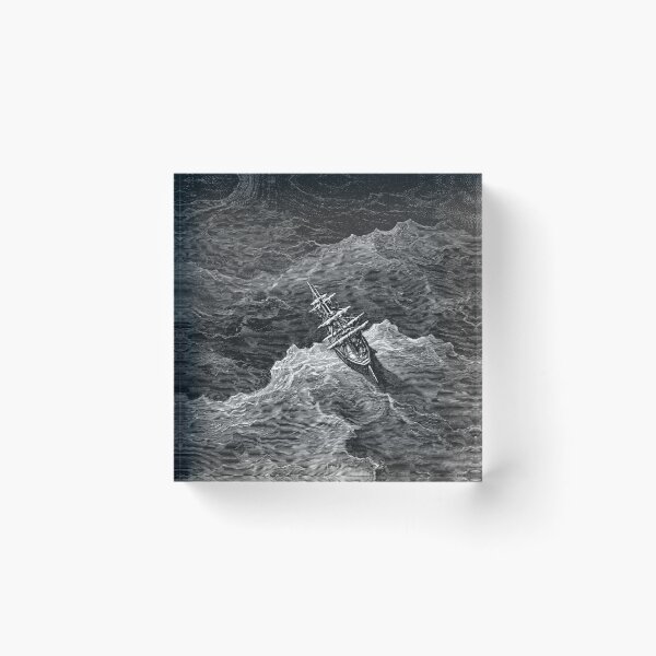 Item preview, Ship in Stormy Sea designed and sold by Craphe.