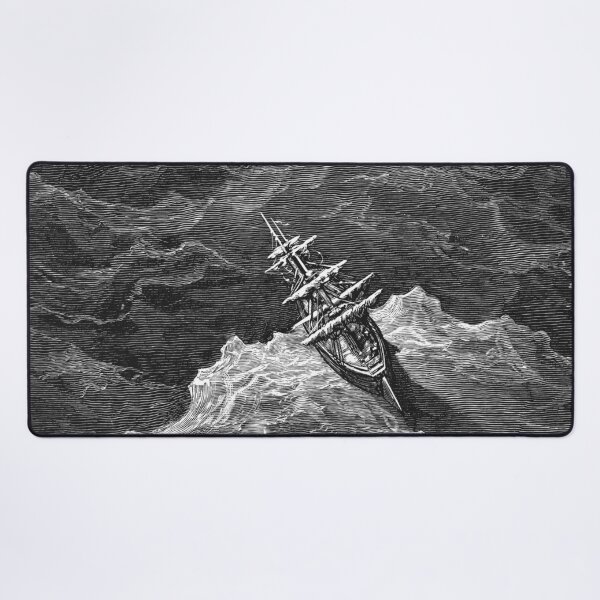 Item preview, Ship in Stormy Sea designed and sold by Craphe.