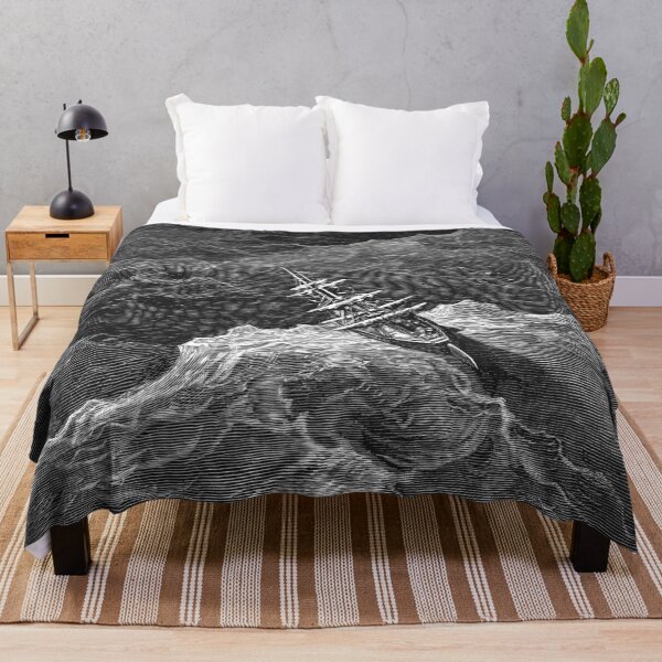 Item preview, Ship in Stormy Sea designed and sold by Craphe.