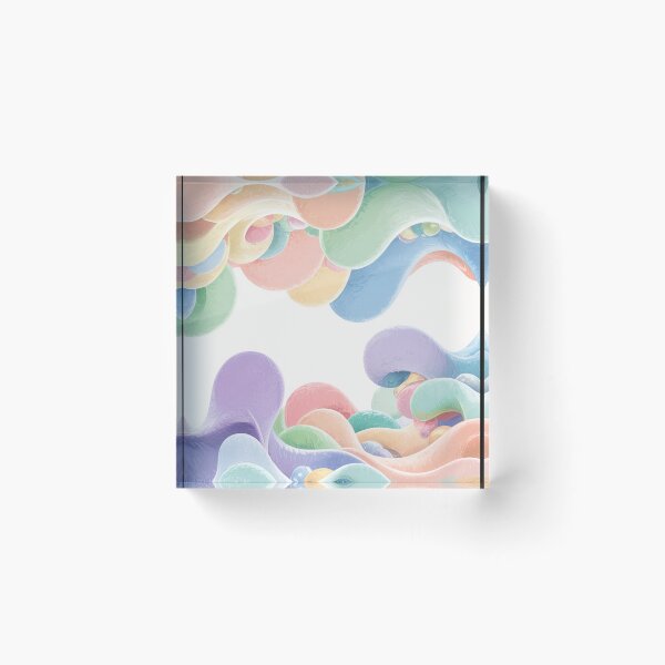 Item preview, Floating Pastel Shapes designed and sold by SignumShop.