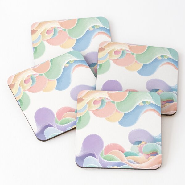 Item preview, Floating Pastel Shapes designed and sold by SignumShop.