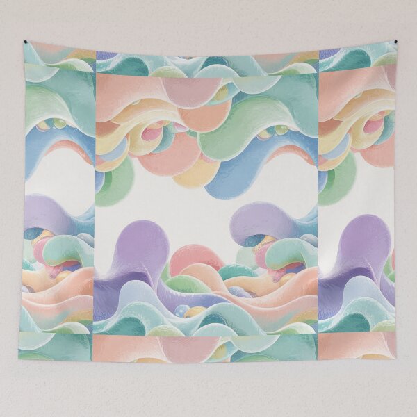 Item preview, Floating Pastel Shapes designed and sold by SignumShop.