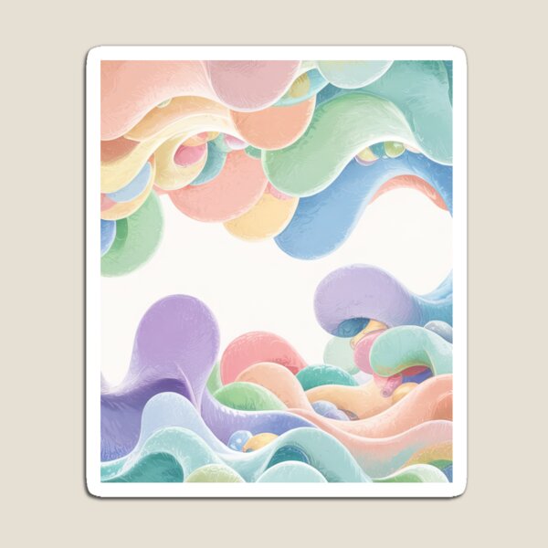 Item preview, Floating Pastel Shapes designed and sold by SignumShop.