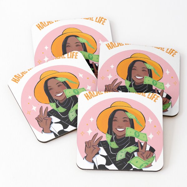 Item preview, Halal Money Halal Life | Muslimah Wealth and Success Art designed and sold by Sabr and Chai.