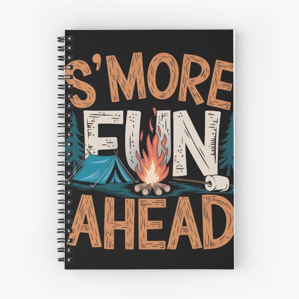 Item preview, More Fun Ahead | Fun Camping Design for Outdoor Enthusiasts designed and sold by Evolved Ape.