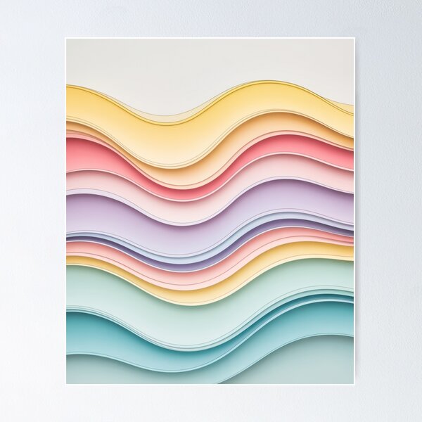 Item preview, Gentle Wave Layers designed and sold by SignumShop.