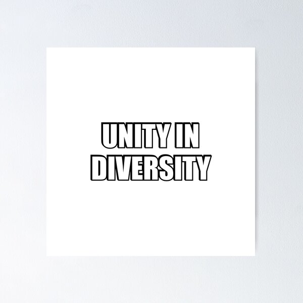 Item preview, Unity in diversity - Cultural Diversity Day designed and sold by Inspirationmotivation.