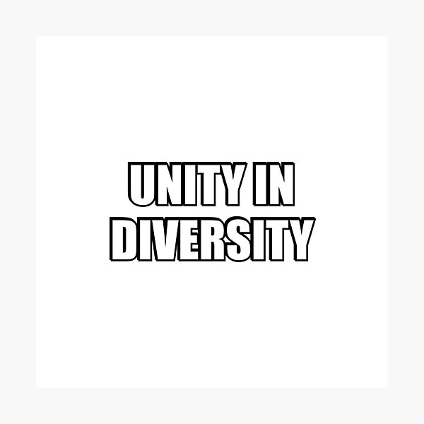 Item preview, Unity in diversity - Cultural Diversity Day designed and sold by Inspirationmotivation.