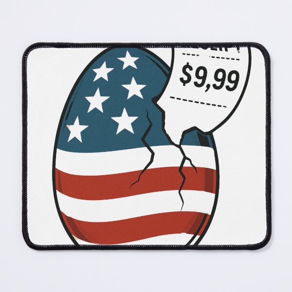 Item preview, Cracked American Egg – Satirical Inflation Art designed and sold by CSfotografia.
