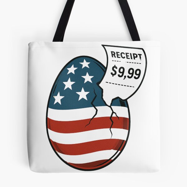 Item preview, Cracked American Egg – Satirical Inflation Art designed and sold by CSfotografia.