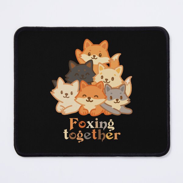 Item preview, Foxing together! A mountain of cute foxes. designed and sold by FoxForge.