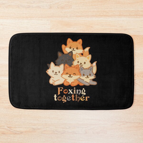 Item preview, Foxing together! A mountain of cute foxes. designed and sold by FoxForge.