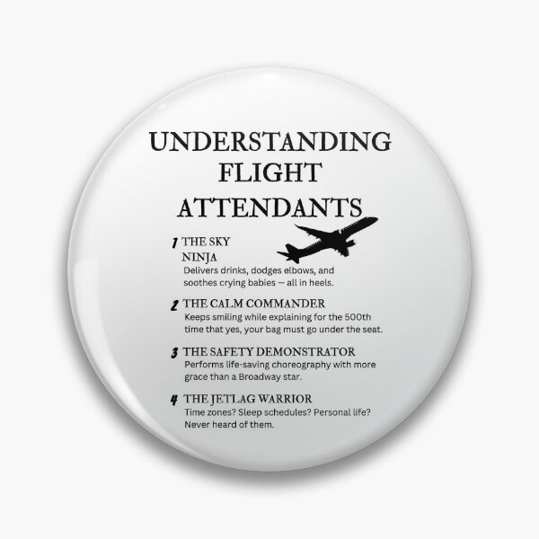 Artikelvorschau, Flugbegleiter verstehen – Lustiger Humor für Flugbegleiter entworfen und verkauft von PsyFlow35.