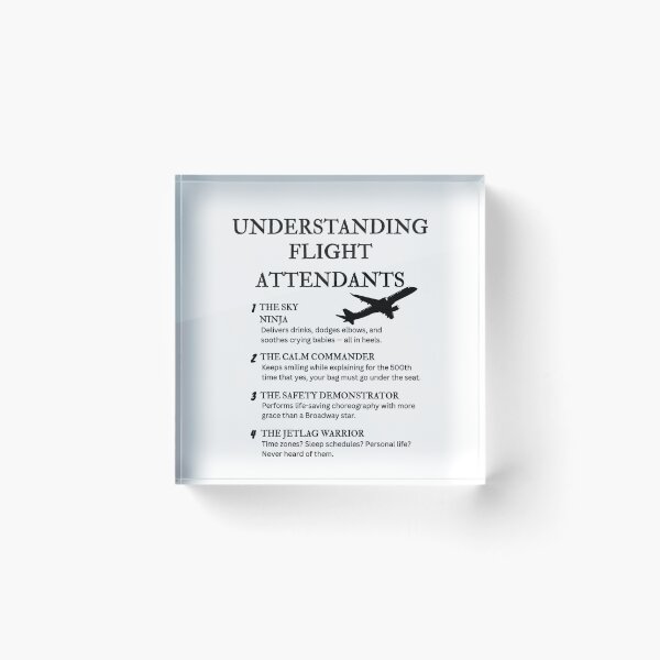 Item preview, Understanding Flight Attendants – Funny Cabin Crew Humor designed and sold by PsyFlow35.