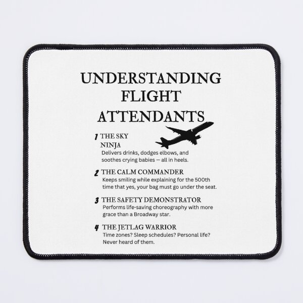 Item preview, Understanding Flight Attendants – Funny Cabin Crew Humor designed and sold by PsyFlow35.