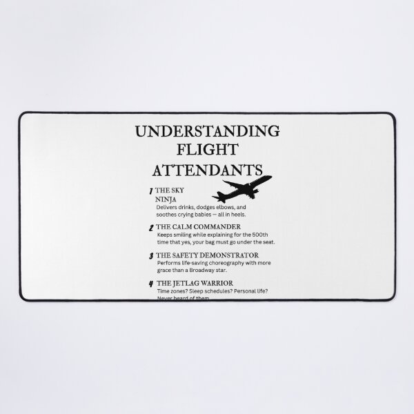Item preview, Understanding Flight Attendants – Funny Cabin Crew Humor designed and sold by PsyFlow35.