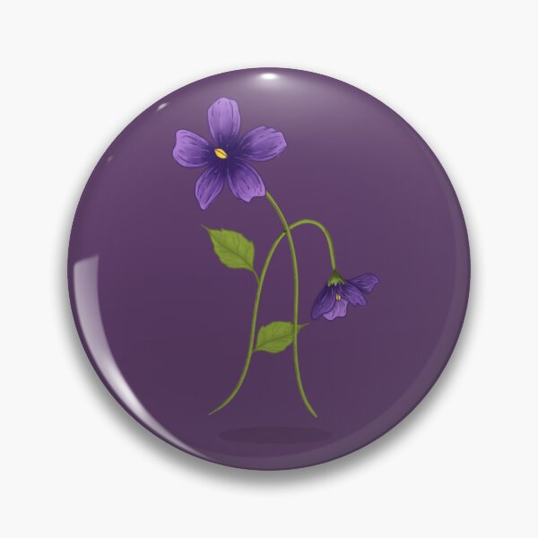Item preview, Violet Flower Art – Elegant Botanical Design designed and sold by Live_With_Suzy.