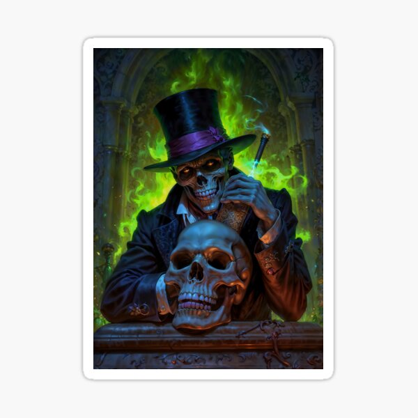 Aperçu de l'œuvre Baron Samedi créée et vendue par AliceWhiteDF.