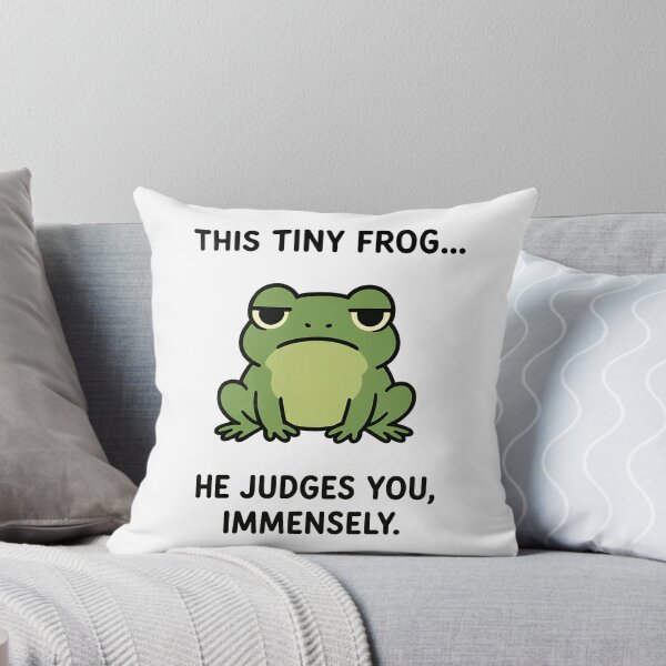 Item preview, Frog Judges You, Immensely. designed and sold by TSQ.