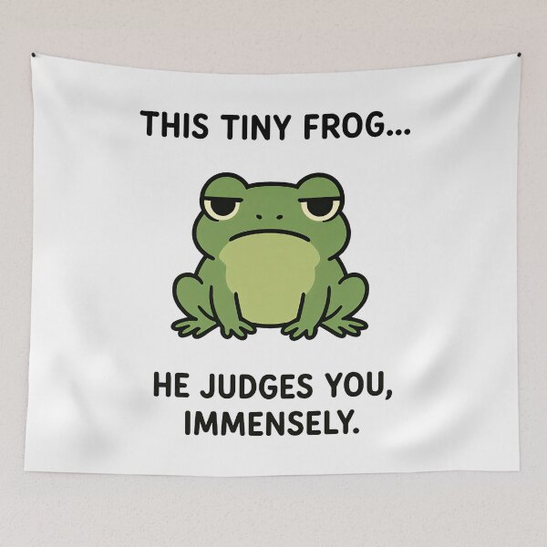 Item preview, Frog Judges You, Immensely. designed and sold by TSQ.