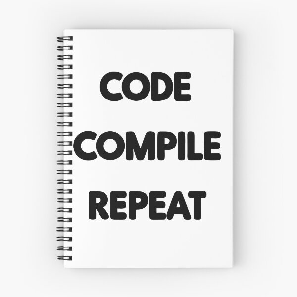 Item preview, Diseño de compilación y repetición de código: regalo para entusiastas de la tecnología designed and sold by PrintF-Coffee.