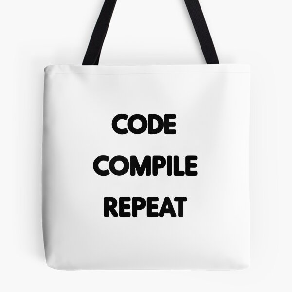 Item preview, Code Compile Repeat Design - Tech Enthusiast Gift designed and sold by PrintF-Coffee.