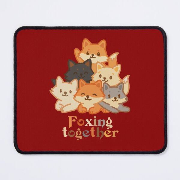 Item preview, Foxing together! A mountain of cute foxes. designed and sold by FoxForge.
