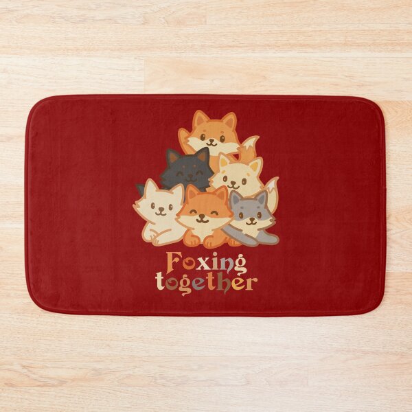 Item preview, Foxing together! A mountain of cute foxes. designed and sold by FoxForge.